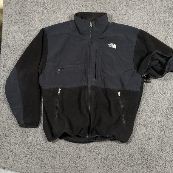 Vintage North Face Denali Jacket Mens XL Black Fleece Made In USA 90s Full Zip - Picture 13 of 16